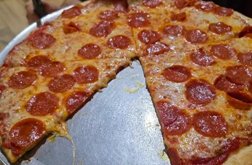Fresh pizza at Naples Pizza near Manahawkin NJ in Barnegat