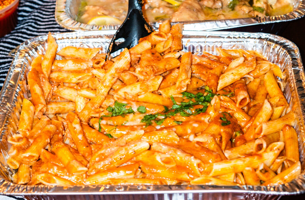 Italian catering dishes prepared by Naples Pizza in Barnegat